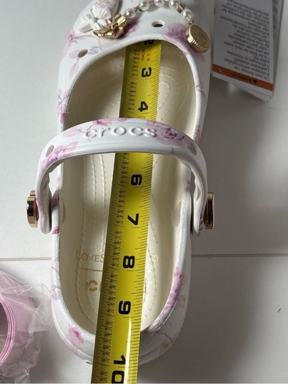 Love shack fancy crocs women’s ballet 🩰 size 7 - Picture 3 of 10
